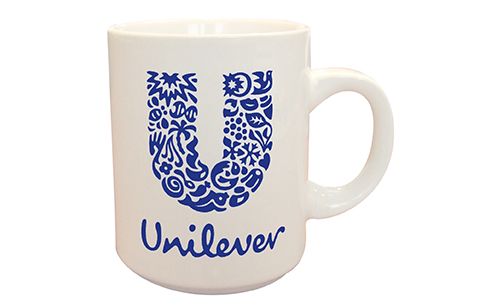 Give-aways bekers voor Unilever door Jumble